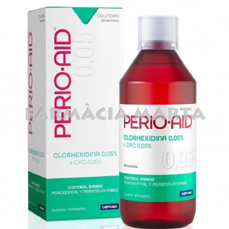 PERIO AID CLORHEXIDINA 0.05% COL.LUTORI MANTENIMENT 500 ML