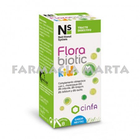 NS FLORABIOTIC KIDS RECUPERADOR INSTANT 8 SOBRES