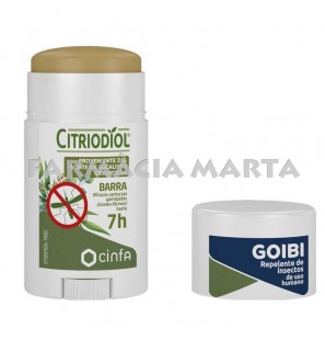 GOIBI ANTIMOSQUITOS CITRIODIOL BARRA 40 GR