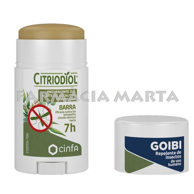 GOIBI ANTIMOSQUITOS CITRIODIOL BARRA 40 GR