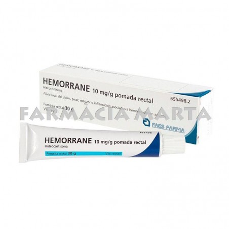 HEMORRANE 10 MG/GR POMADA RECTAL 30 GR