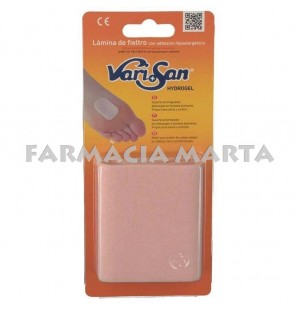 VARISAN HYDROGEL LÀMINA DE FELTRE UNA UNITAT 9.5X50 CM