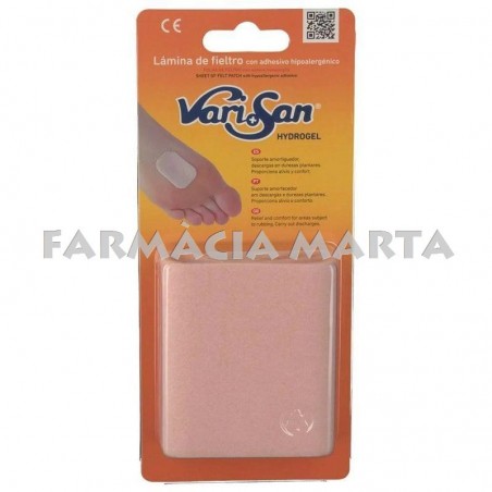 VARISAN HYDROGEL LÀMINA DE FELTRE UNA UNITAT 9.5X50 CM