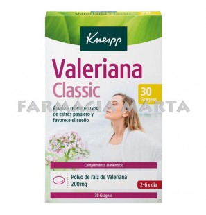 VALERIANA CLASSIC KNEIPP 30 DRAGEAS