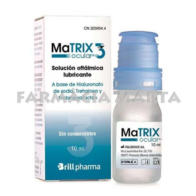 MATRIX 3 OCULAR COL·LIRI LUBRICANT 10 ML