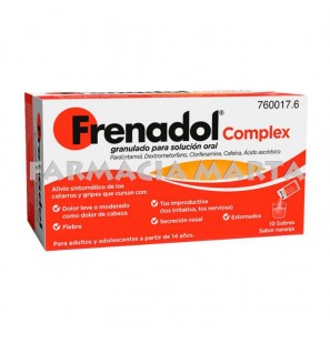 FRENADOL COMPLEX GRANULAT 10 SOBRES