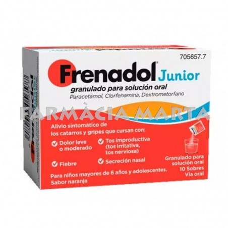 FRENADOL JUNIOR 10 SOBRES