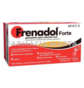 FRENADOL FORTE GRANULAT 10 SOBRES