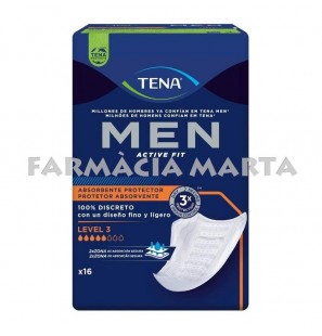 TENA MEN ACTIVE FIT NIVELL 3 (5*) 16 UNITATS