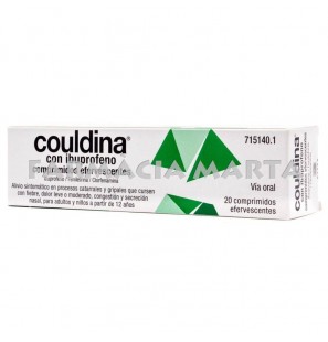 COULDINA IBUPROFENO 20 COMPRIMITS EFERVESCENTS