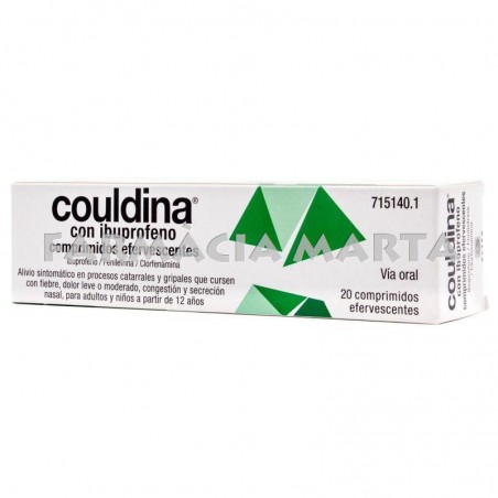 COULDINA IBUPROFENO 20 COMPRIMITS EFERVESCENTS