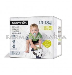 SUAVINEX PAÑAL 13-18 KG TALLA-5 20 UNIDADES