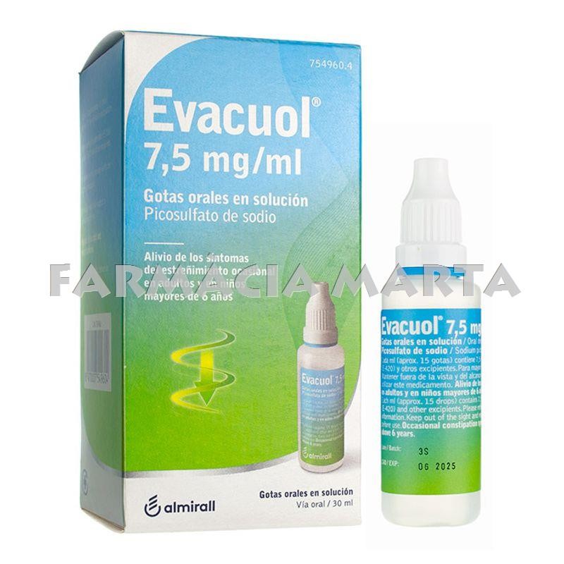 EVACUOL 7,5 MG/ML GOTES 30 ML