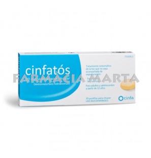 CINFATOS 10 MG 20 PASTILLES PER XUPAR