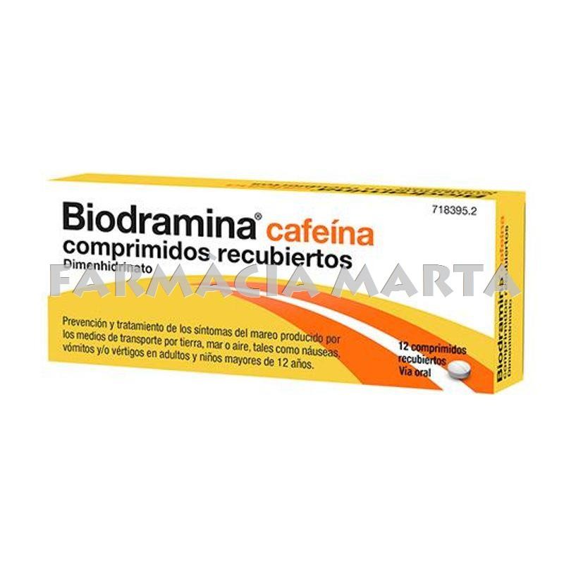 BIODRAMINA CAFEINA 12 COMPRIMIDOS