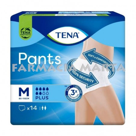 TENA PANTS PLUS MITJA (6*) 14 UNITATS