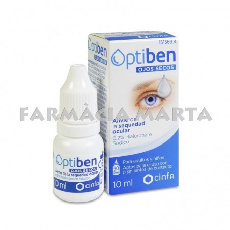 OPTIBEN OJOS SECOS GOTES 10 ML