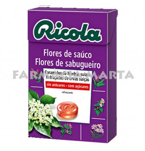 RICOLA FLORES SAÚCO CARAMELS 50 GR