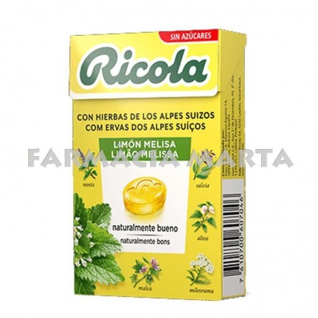 RICOLA LIMON MELISA CARAMELS  50 GR