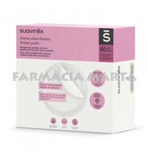 SUAVINEX DISCOS ABSORBENTES 60 UNITATS