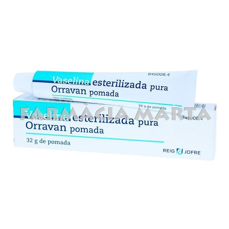 VASELINA ESTERILIZATDA ORRAVAN POMADA 32 GR