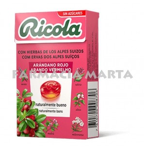 RICOLA ARANDANO CARAMELS 50 GR