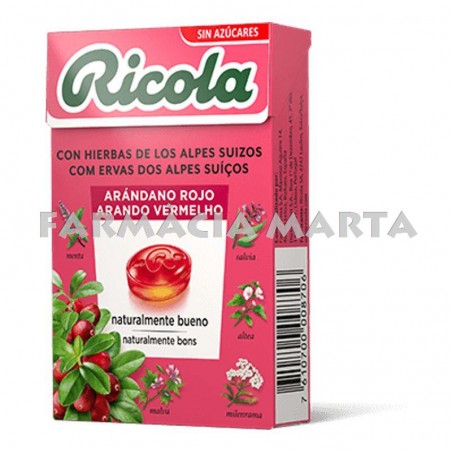 RICOLA ARANDANO CARAMELS 50 GR