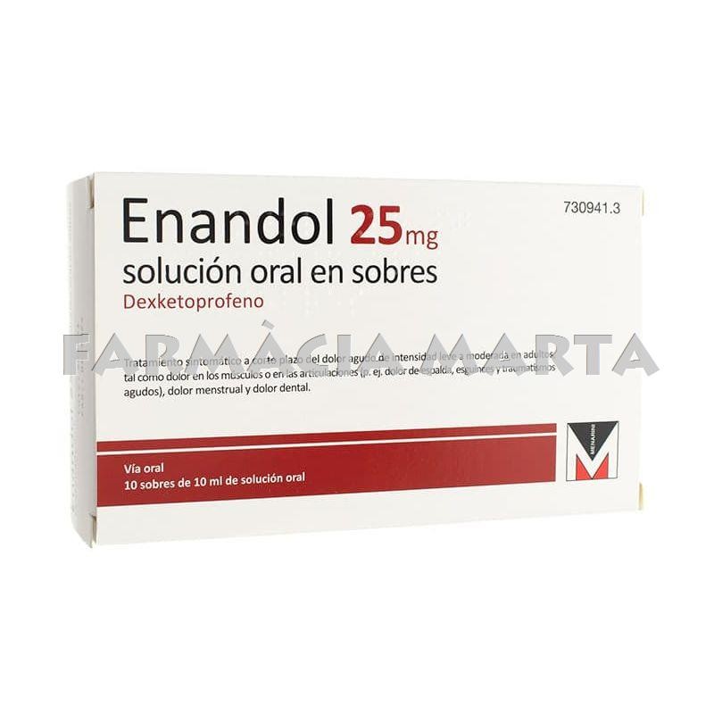 ENANDOL 25 MG SOLUCIÓ ORAL 10 SOBRES 10 ML