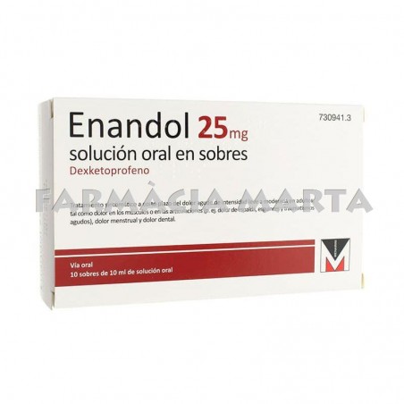 ENANDOL 25 MG SOLUCIÓ ORAL 10 SOBRES 10 ML