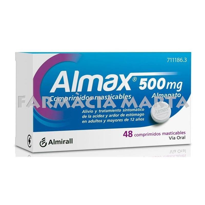 ALMAX 500 MG 48 COMPRIMITS MASTICABLES