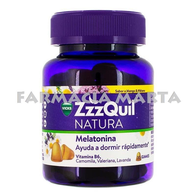 ZZZQUIL MELATONINA MANGO PLATA 30 GOMINOLES