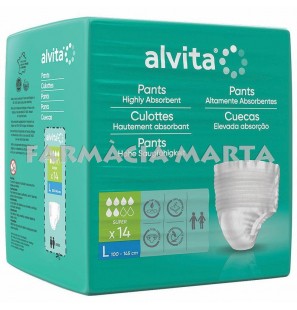 ALVITA PANTS SUPER TALLA L (6*) 14 UNITATS