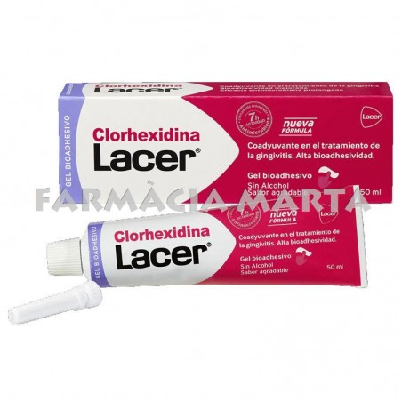 CLORHEXIDINA LACER GEL BIOADHESIU 50 ML