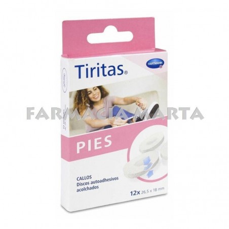 TIRITAS PIES CALLOS 12 UNITATS