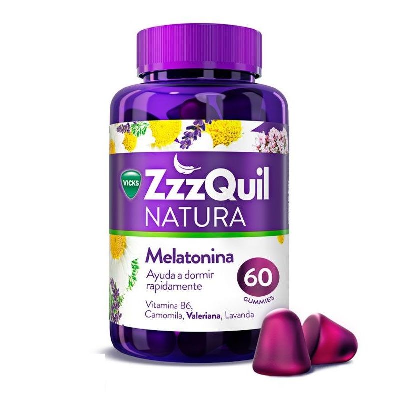 ZZZQUIL MELATONINA FRUTOS DEL BOSQUE 60 GOMINOLES