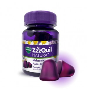 ZZZQUIL MELATONINA FRUTOS DEL BOSQUE 30 GOMINOLES