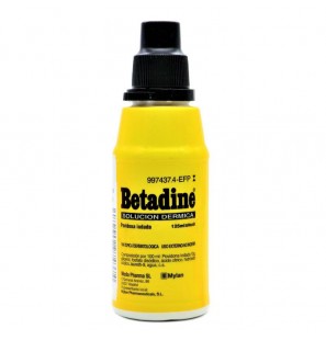 BETADINE SOLUCIÓN CUTÁNEA 100 MG/ML 125 ML