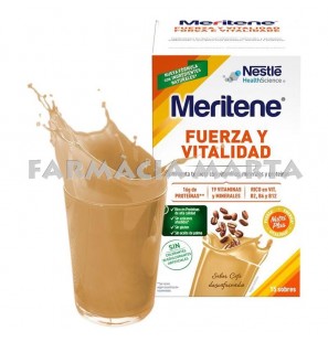 MERITENE FUERZA Y VITALIDAD CAFÈ DESCAFEÏNAT 15 SOBRES