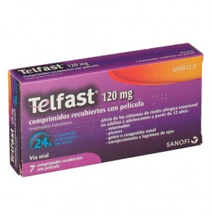 TELFAST 120 MG 7 COMPRIMITS