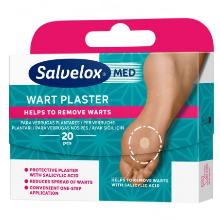 SALVELOX MED WART PLASTER BERRUGUES 20 APÒSITS