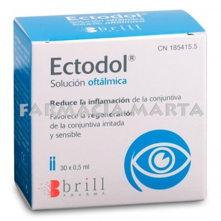 ECTODOL SOLUCIÓ OFTALMICA 30X0'5 ML