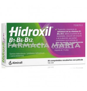 HIDROXIL B1-B6-B12 30 COMPRIMITS RECOBERTS