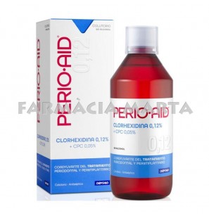 PERIO AID CLORHEXIDINA 0.12% COL.LUTORI 500 ML