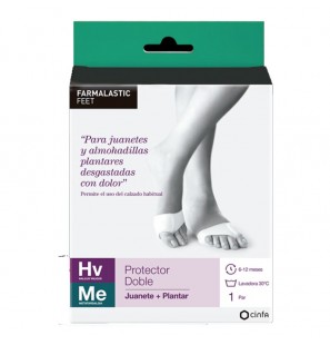 FARMALASTIC FEET PROTECTOR DOBLE JUANETE + PLANTAR T-M UN PARELL