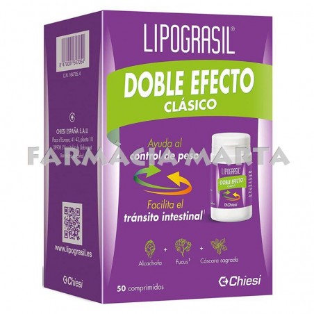 LIPOGRASIL DOBLE EFECTO CLÁSICO 50 COMPRIMITS