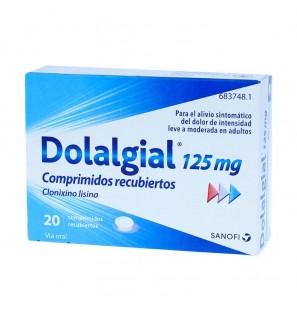 DOLALGIAL 125 MG 20 COMPRIMITS RECOBERTS