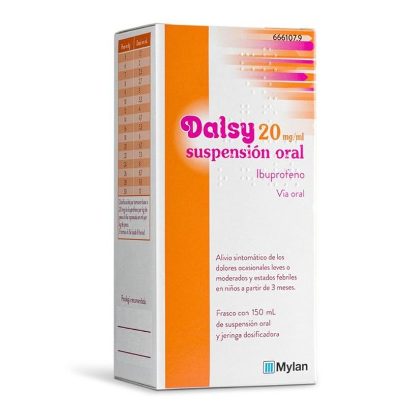 DALSY 20 MG/ML SUSPENSIÓ ORAL 150 ML