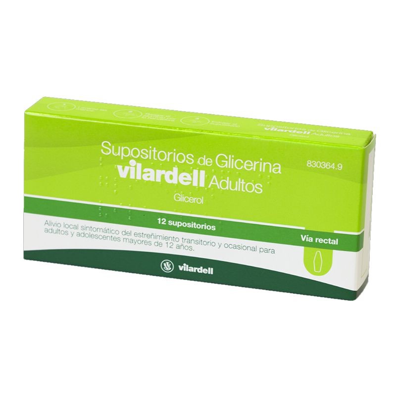 VILARDELL SUPOSITORIS DE GLICERINA ADULTS 12 BLISTER