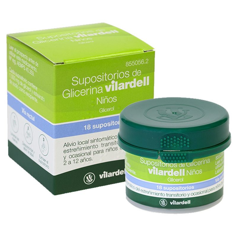 VILARDELL SUPOSITORIS DE GLICERINA INFANTIL 18 POT