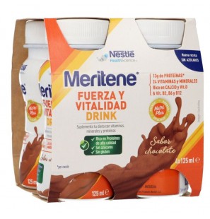 MERITENE DRINK XOCOLATE 4X125 ML